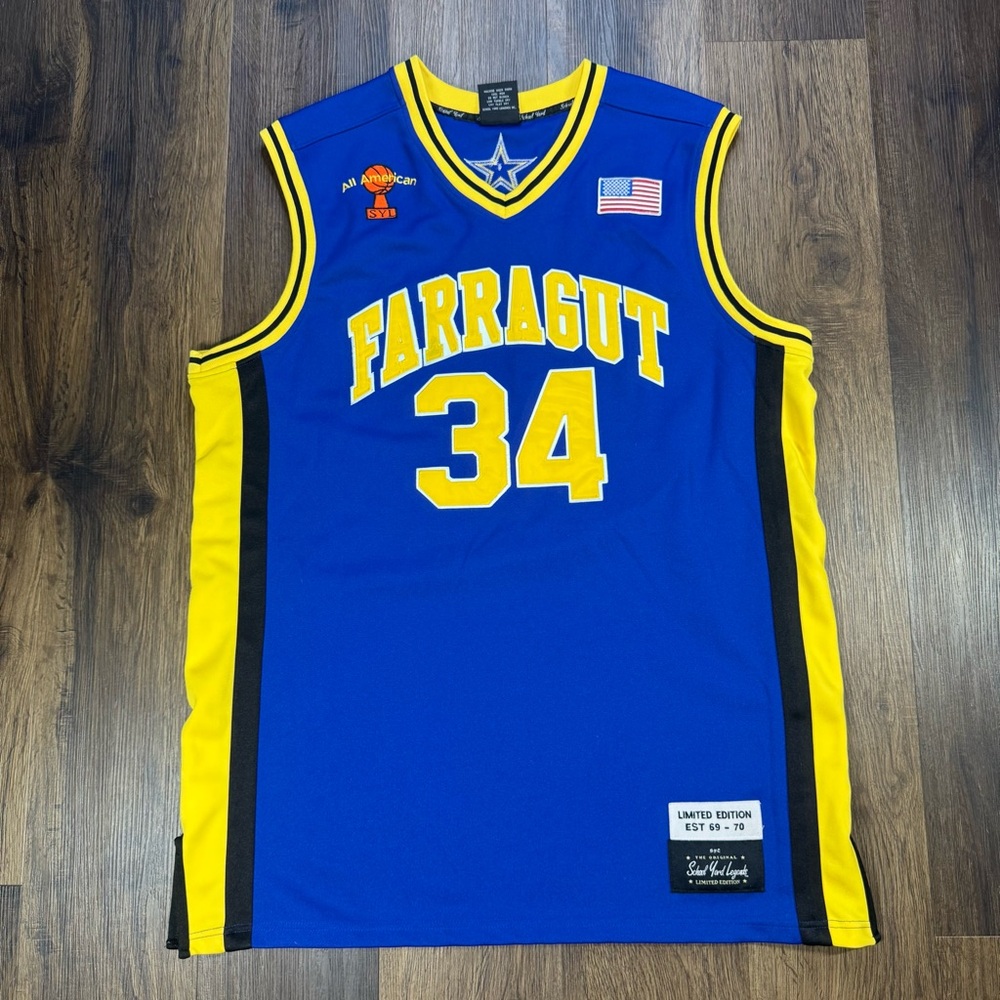 School Yard Legends Farragut Kevin Garnett #34 Jersey Mens 3XL Limited Edition